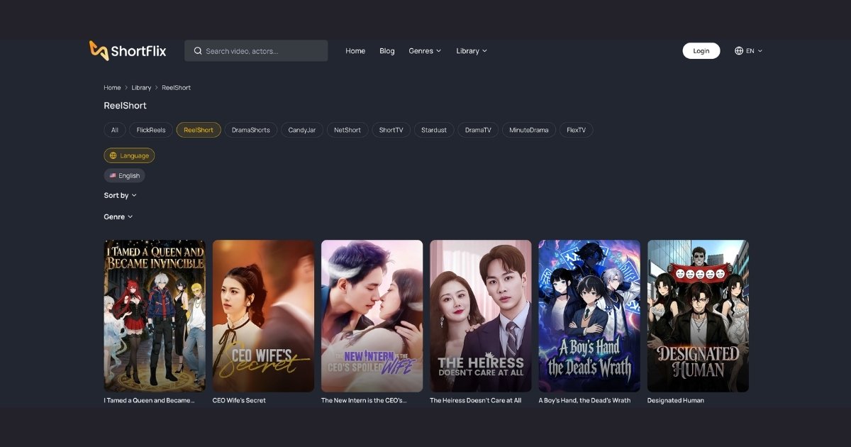 What does ReelShort mean on ShortFlix?